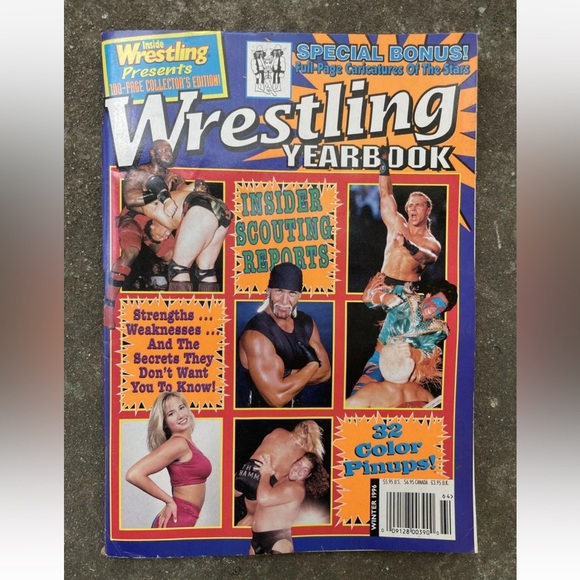 Inside Wrestling Yearbook Winter 1996 Hulk Hogan, Sunny, Sting WCW WWF WWE ECW - Picture 1 of 7